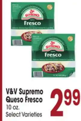 Jewel-Osco V&V Supremo Queso Fresco offer