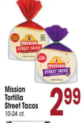 Jewel-Osco Mission Tortilla Street Tacos offer