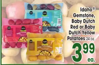 Jewel-Osco Idaho Gemstone, Red or Baby Dutch Yellow Potatoes offer