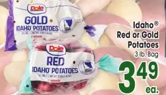 Jewel-Osco Idaho Red or Gold Potatoes offer