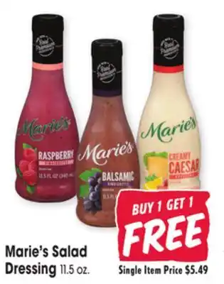 Jewel-Osco Marie's Salad Dressing offer