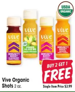 Jewel-Osco Vive Organic Shots offer