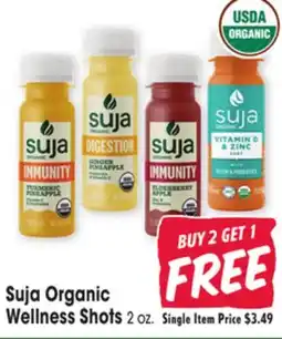 Jewel-Osco Suja Organic Wellness Shots offer