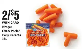 Mariano's Kroger Cut & Peeled Baby Carrots offer