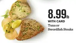 Mariano's Tuna or Swordfish Steaks offer