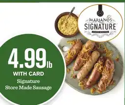 Mariano's Signature Store Made Sausage offer