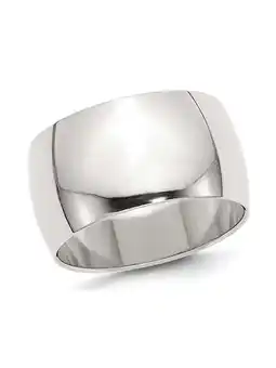 Walmart Mens Sterling Silver 12mm Wedding Band Ring offer