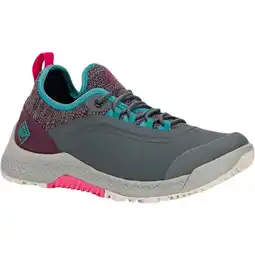 Walmart Muck Women's Outscape Lace Up, Dark Gray / Teal / Pink offer