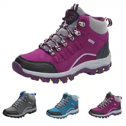 Walmart Women's Hiking Shoes Waterproof Non-Slip Climbing Trekking Sneakers Outdoor Ankle Boots Hiking Shoes offer