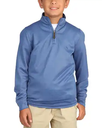 Walmart TailorByrd boys 1/4-Zip Pullover, S/8, Blue offer