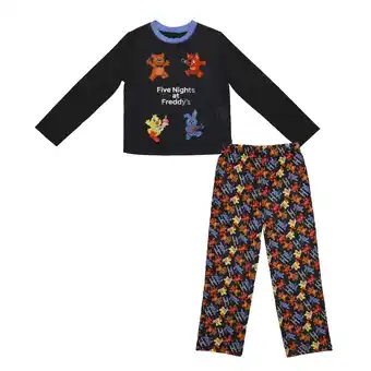 Walmart Youth Five Nights at Freddy's 2-Piece Sleepwear Set with Long-Sleeve Shirt and Pajama Sleep Pants offer