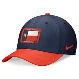 Walmart Men's Nike Navy/Orange Houston Astros 2024 City Connect Swoosh Flex Hat offer