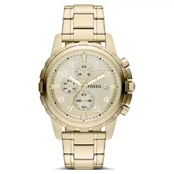 Walmart Fossil Men's Dean Stainless Steel Chronograph Watch (Style: FS4867) offer