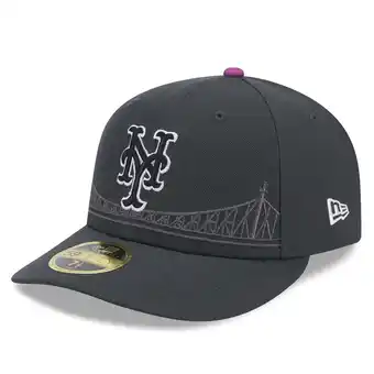 Walmart Men's New Era Graphite New York Mets 2024 City Connect Low Profile 59FIFTY Fitted Hat offer