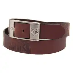 Walmart Minnesota Twins Brandish Leather Belt - Brown offer