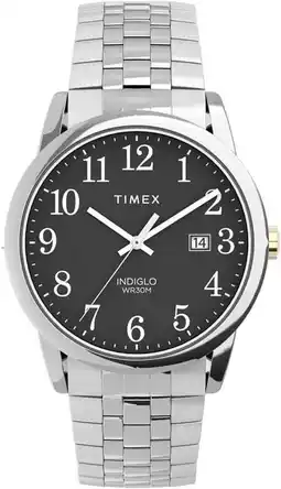 Walmart Men's Timex Easy Reader Expansion Stretch Bracelet Watch TW2V40200 offer