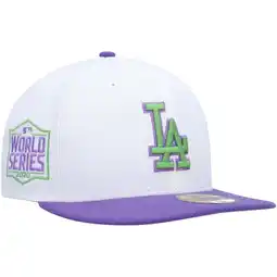 Walmart Men's New Era White Los Angeles Dodgers 2020 World Series Side Patch 59FIFTY Fitted Hat offer