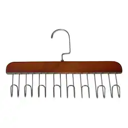 Walmart DBYLXMN Wall Rack with Hooks Non Hook Clothes And Hat Rack Multifunctional Solid Wood Clothes Rack offer