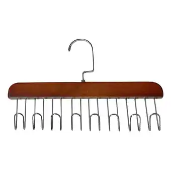 Walmart DBYLXMN Wall Rack with Hooks Non Hook Clothes And Hat Rack Multifunctional Solid Wood Clothes Rack offer