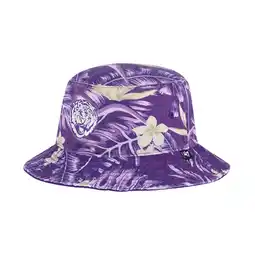 Walmart Men's '47 Purple LSU Tigers Tropicalia Bucket Hat offer