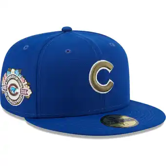 Walmart Men's New Era Royal Chicago Cubs 100th Anniversary Spring Training Botanical 59FIFTY Fitted Hat offer