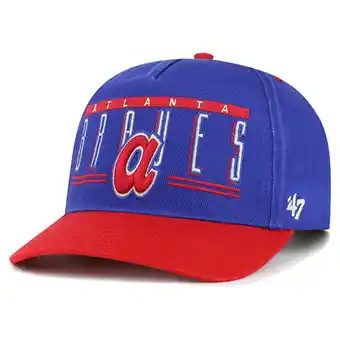 Walmart Men's '47 Royal Atlanta Braves Double Headed Baseline Hitch Adjustable Hat offer