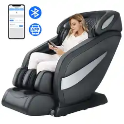 Walmart Ugears Zero Gravity Full Body Massage Chair APP Control Bluetooth Black offer