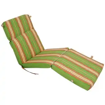 Walmart Blazing Needles 93475-OD-067 72 x 24 in. Polyester Outdoor Chaise Lounge Cushion, Augusta Stripe offer