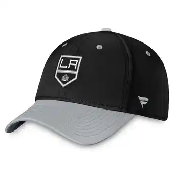 Walmart Men's Fanatics Black/Silver Los Angeles Kings Authentic Pro Rink Two-Tone Flex Hat offer