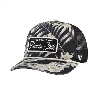 Walmart Men's '47 Black Florida State Seminoles Tropicalia Hitch Adjustable Hat offer