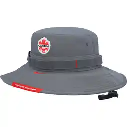 Walmart Men's Nike Gray Canada Soccer Boonie Tri-Blend Performance Bucket Hat offer