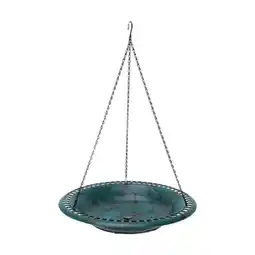 Walmart EHJRE Hanging Bird Bath Bird Feeder Bowl 43cm for with 53cm Chain Outdoor Green offer