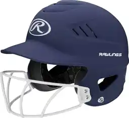 Walmart Rawlings Coolflo Highlighter Batting Helmet | Matte Navy | Adult offer