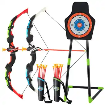 Walmart Youth Archery Bow Set with LED Light Up Bow and 20 Suction Cup Arrows for Kids offer