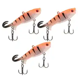 Walmart 3PCS Double Tail Soft Bait Artificial Simulation Lifelike Ice Fishing Lure Tackle3 offer