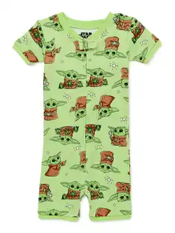 Walmart Character Toddler Short-Sleeve One-Piece Pajama Sleeper, Sizes 12M-4T offer