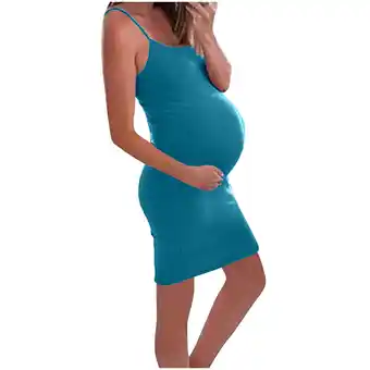 Walmart ameIAEA Maternity Nursing Nightgown Lounge Breastfeeding Dress Pregnancy Tank Tops Sleepwear offer