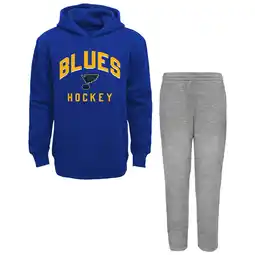 Walmart Toddler Blue/Heather Gray St. Louis Blues Play by Play Pullover Hoodie & Pants Set offer