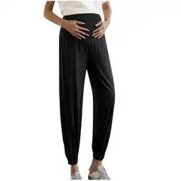 Walmart breaise Women's Pajama Pants Maternity Nightwear Sleepwear Pregnancy Yoga Lounge Pants offer