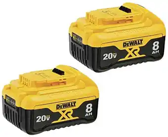 Walmart Dewalt-DCB208-2 20V MAX* XR 8Ah Battery-2 Pack offer