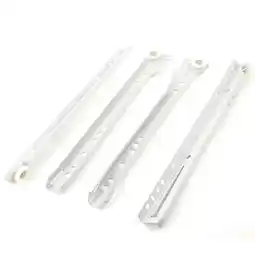 Walmart Uxcell Hardware Drawer Slides Full Extension Smooth Slide Rails Tracks 1 Pair White offer