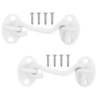 Walmart 2 Pcs Door and Window Air Hook Gate Lock Hooks Barn Door Lock Eye Latch Cabin Hook offer