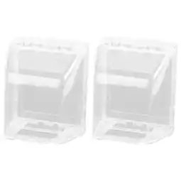 Walmart 2 Pcs Switch Waterproof Box Wall Charging Blocks Plug Socket White offer