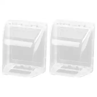 Walmart 2 Pcs Switch Waterproof Box Wall Charging Blocks Plug Socket White offer