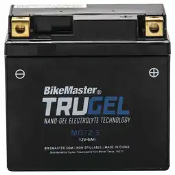 Walmart BikeMaster MG7Z-S TruGel Motorcycle Battery - 114L x 71W x 106H mm offer