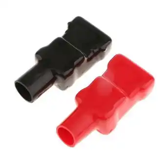 Walmart jiaping 2x1 Set Universal PVC Battery Terminal Insulating Protector Covers , Black and Red, 2 Pcs offer