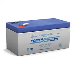 Walmart Power-Sonic PS-1230F1 12V 3Ah F1 AGM Rechargeable Battery - 4 Pack offer