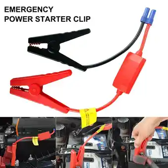 Walmart Lierteer Car Jump Starter Connector Lead Cable Battery Alligator Clamp Clip 12V offer