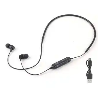 Walmart Wireless Bluetooth 5.0 Earphone Stereo Bass Neckband Headphone Support for Memory Card offer