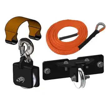 Walmart MOTOALLIANCE Denali Plow Pulley Fairlead Kit for ATV/UTV Winches with 3 x 6 Wide-Spool Bolt Patterns offer